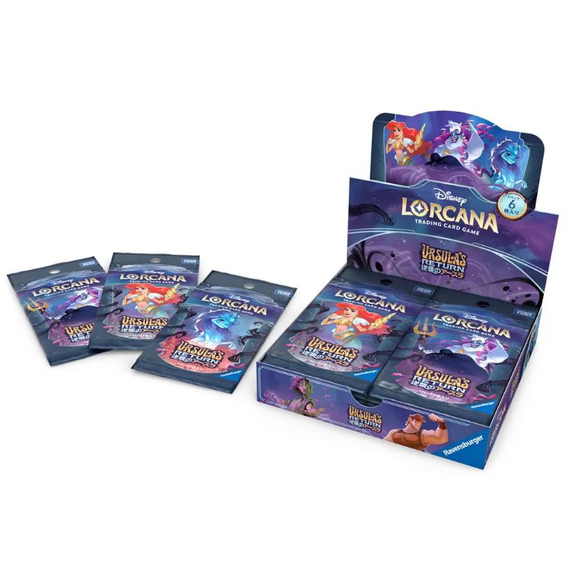 【予約】ディズニー・ロルカナ・TCG 日本語版 ブースターパック 逆襲のアースラ BOX 4904810958147 の商品画像